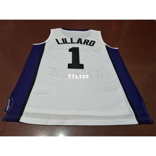 rare#1 damian lillard weber state high school college jersey purple black white or custom any name or number jersey
rare#1 damian lillard weber state high school college jersey purple black white or custom any name or number jersey