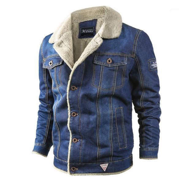 fleece winter warm jean jacket mens casual denim coats bomber jackets men coat outwear male cowboy cotton wool outwear clothes1, Black;brown
fleece winter warm jean jacket mens casual denim coats bomber jackets men coat outwear male cowboy cotton wool outwear clothes1, Black;brown