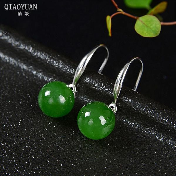 18k gold earrings 925 silver woman jewelry small women's earrings jade green jade real gold vintage emerald earings, Golden;silver
18k gold earrings 925 silver woman jewelry small women's earrings jade green jade real gold vintage emerald earings, Golden;silver