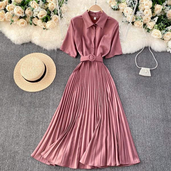 2021 new elegant singiny feminine collar short stripes the line dressed summer streetwear long dress 3yjl, Black;gray
2021 new elegant singiny feminine collar short stripes the line dressed summer streetwear long dress 3yjl, Black;gray