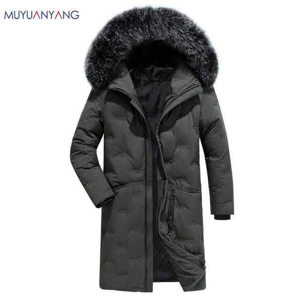 men's winter long luxury jacket new yuan brand hooded parka overcoat mu coat yang 2019 menswear kfdnu, Black
men's winter long luxury jacket new yuan brand hooded parka overcoat mu coat yang 2019 menswear kfdnu, Black