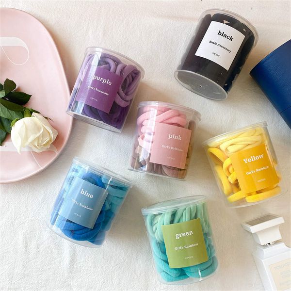 50 pcs fashion seamless hair rings for women girls high elastic gradient color thick rubber hair bands with box
50 pcs fashion seamless hair rings for women girls high elastic gradient color thick rubber hair bands with box