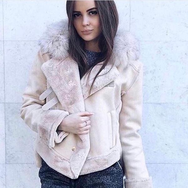 2021 New Ladies Winter Suede Motorcycle Hot Jacket Leather Jepm, Black 
2021 New Ladies Winter Suede Motorcycle Hot Jacket Leather Jepm, Black
