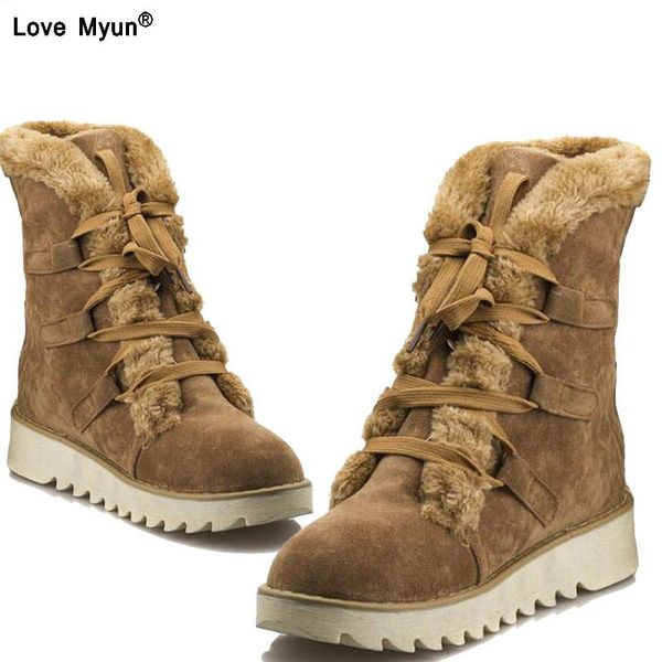 boots autumn and winter snow woman warm lace up anti-skid medium tube large size casual flat shoes 886, Black
boots autumn and winter snow woman warm lace up anti-skid medium tube large size casual flat shoes 886, Black