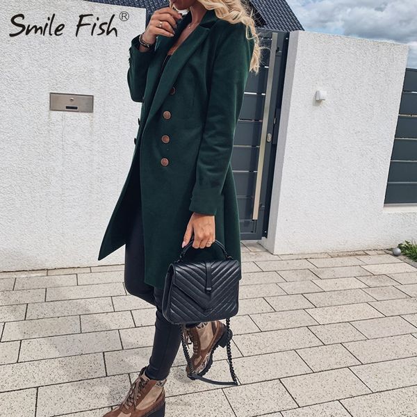 2020 autumn winter wool blend coat female casual mid-long overcoats jacket elegant solid women long sleeve buttons outwear gv782x1020, Black
2020 autumn winter wool blend coat female casual mid-long overcoats jacket elegant solid women long sleeve buttons outwear gv782x1020, Black
