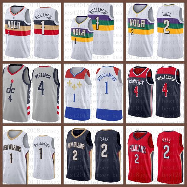 2021 new basketball jersey washington wizards new mens orleans pelicans zion 1 williamson lonzo 2 ball russell 4 westbrook red, Black;red
2021 new basketball jersey washington wizards new mens orleans pelicans zion 1 williamson lonzo 2 ball russell 4 westbrook red, Black;red