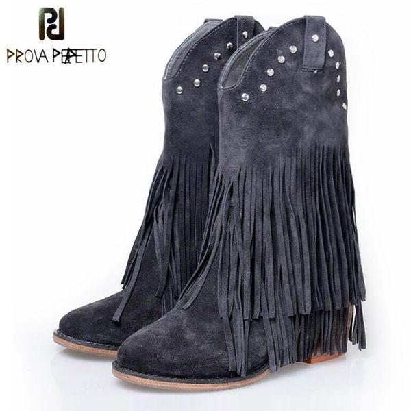 boots prova perfetto full fringed women mid-calf suede tassels chunky high heel boot slip on rivets studded mujer, Black
boots prova perfetto full fringed women mid-calf suede tassels chunky high heel boot slip on rivets studded mujer, Black