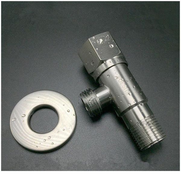 stainless steel angle valve g1/2 thread triangle valve and cold water valve bathroom connector for toilet basin wate wmtrhy
stainless steel angle valve g1/2 thread triangle valve and cold water valve bathroom connector for toilet basin wate wmtrhy
