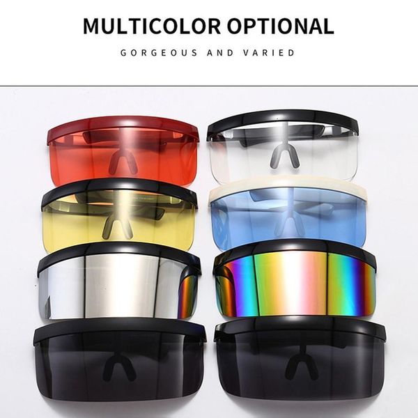 style sunglasses oversized shield sunscreen men women windproof anti-peeping one large lens sun glasses
style sunglasses oversized shield sunscreen men women windproof anti-peeping one large lens sun glasses