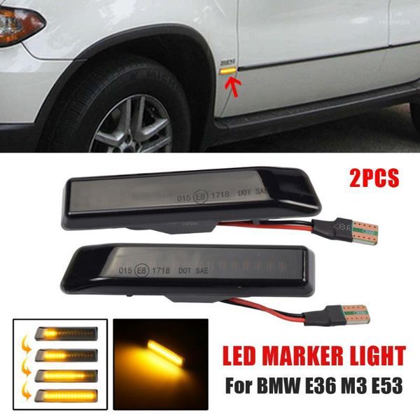 2pcs dynamic led car side marker lights signal lights for e36 m3 facelift 1997-1999 x5 e53 1999-20061
2pcs dynamic led car side marker lights signal lights for e36 m3 facelift 1997-1999 x5 e53 1999-20061