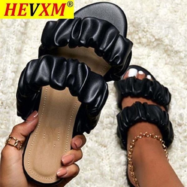 slippers women flat sandals summer beach shoes black pu leather pleated open toe ladies slides outdoor flip flops
slippers women flat sandals summer beach shoes black pu leather pleated open toe ladies slides outdoor flip flops