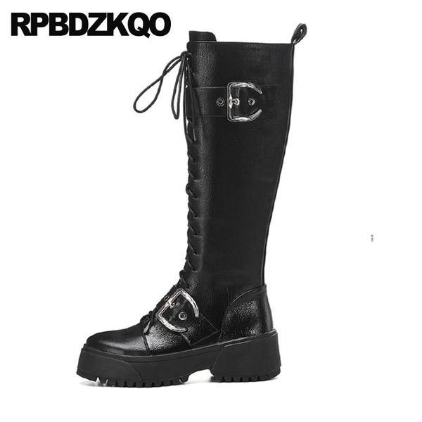 boots shoes women high heel chunky biker platform zipper black knee 2021 motorcycle designer round toe long lace up
boots shoes women high heel chunky biker platform zipper black knee 2021 motorcycle designer round toe long lace up