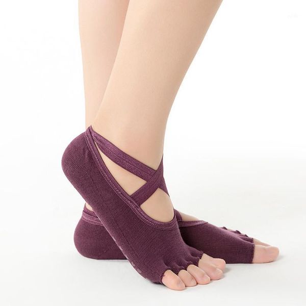 sports socks 4 color women yoga open-toe dancing pure cotton anti-skid breathable cross yoga1, Black
sports socks 4 color women yoga open-toe dancing pure cotton anti-skid breathable cross yoga1, Black
