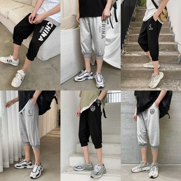 short men's summer capris men's sports trend loose breeches thin casual casual pants korean 7-point pants woigs, Blue
short men's summer capris men's sports trend loose breeches thin casual casual pants korean 7-point pants woigs, Blue