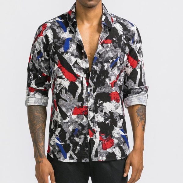 men's ethnic style vintage floral printing long sleeve loose designer shirt plus size shirts hawaiian camisa social masculina1, White;black
men's ethnic style vintage floral printing long sleeve loose designer shirt plus size shirts hawaiian camisa social masculina1, White;black