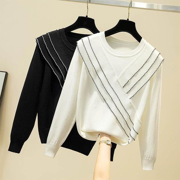sweater thin warm knitwear pullover female knitted sweater jumper women female black1, White;black
sweater thin warm knitwear pullover female knitted sweater jumper women female black1, White;black