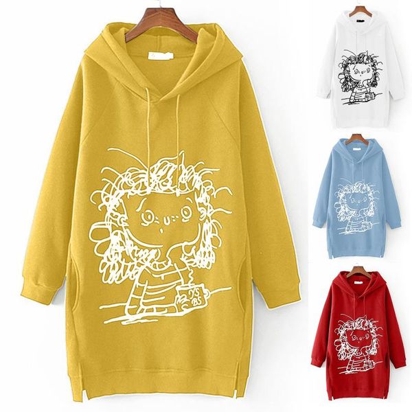 women cartoon girl print long sleeve splited hoodie sweatshirt pullover vintage blouse women blouse blusas blusas, Black
women cartoon girl print long sleeve splited hoodie sweatshirt pullover vintage blouse women blouse blusas blusas, Black
