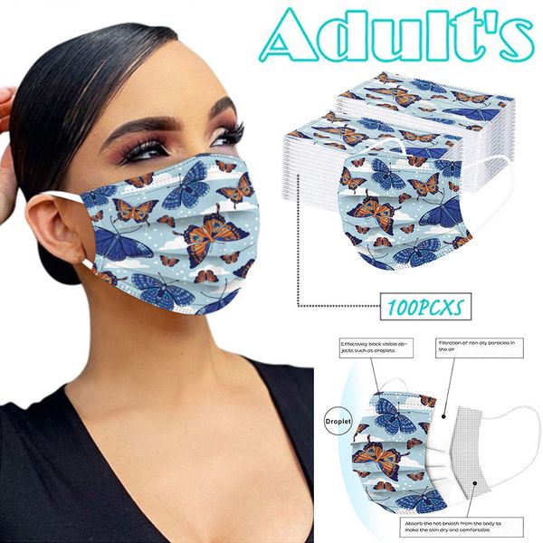 non-woven disposable face fashion breathing 100pcs butterfly print cover mouth mask with design mascarillas
non-woven disposable face fashion breathing 100pcs butterfly print cover mouth mask with design mascarillas