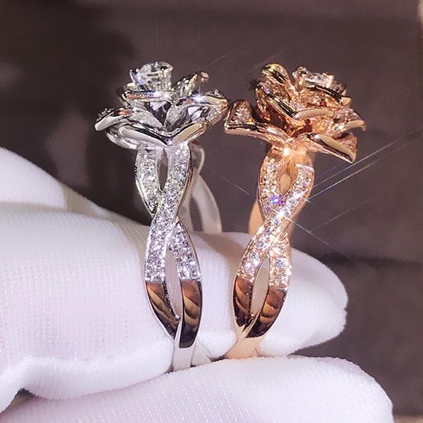 wedding rings fashion elegant women dazzling flower ring cz zircon anniversary delicated crystal engagement, Slivery;golden
wedding rings fashion elegant women dazzling flower ring cz zircon anniversary delicated crystal engagement, Slivery;golden