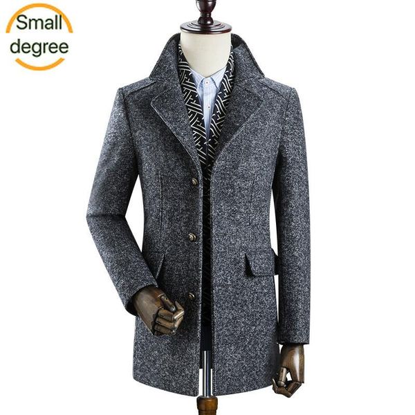 winter men's woolen coat for young and middle-aged people long overcoat men coats for men, Black
winter men's woolen coat for young and middle-aged people long overcoat men coats for men, Black