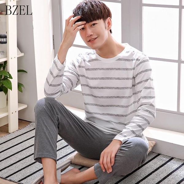 bzel cotton men pajama sets spring full sleeve autumn striped men sleepwear suit casual two-piece pijamas man pyjama nighty xxxl1, Black;brown
bzel cotton men pajama sets spring full sleeve autumn striped men sleepwear suit casual two-piece pijamas man pyjama nighty xxxl1, Black;brown