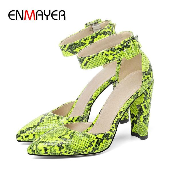enmayer 2020 high heels pointed toe buckle strap casual square heel basic wedding shoes fashion pu serpentine shallow pumps, Black
enmayer 2020 high heels pointed toe buckle strap casual square heel basic wedding shoes fashion pu serpentine shallow pumps, Black