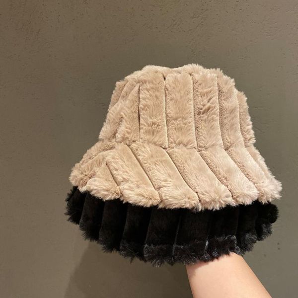 autumn and winter women thick imitation hair fisherman hat hundred solid color warm pot hat cap, Blue;gray
autumn and winter women thick imitation hair fisherman hat hundred solid color warm pot hat cap, Blue;gray