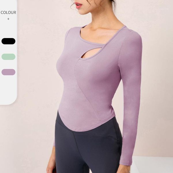 yoga outfits autumn and winter women long sleeve with breast pad hollow out tight fitness clothes running 025181, White;red
yoga outfits autumn and winter women long sleeve with breast pad hollow out tight fitness clothes running 025181, White;red