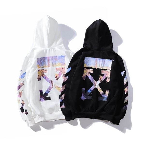 new authentic arrow print men's and women's hooded plus fleece hooded hoodie couple hoodie hip-hop trend street style 1019, Black
new authentic arrow print men's and women's hooded plus fleece hooded hoodie couple hoodie hip-hop trend street style 1019, Black