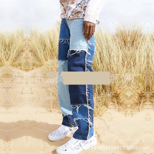 8ndj men elastic black fashion jeans slim holes fit pencil pants zippers draped ripped long jeans trousers, Blue
8ndj men elastic black fashion jeans slim holes fit pencil pants zippers draped ripped long jeans trousers, Blue