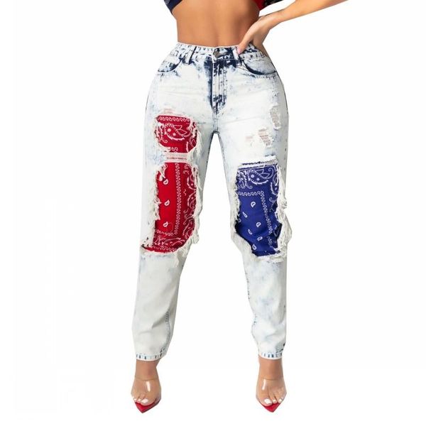 ripped hole white jeans women fashion floral print patchwork long trouser 2020 autumn street style new straight denim pants, Blue
ripped hole white jeans women fashion floral print patchwork long trouser 2020 autumn street style new straight denim pants, Blue