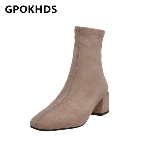 gpokhds 2021 women ankle boots flock winter short plush square toe high heels female boots size 40, Black
gpokhds 2021 women ankle boots flock winter short plush square toe high heels female boots size 40, Black