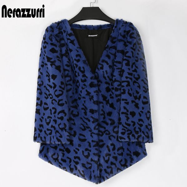 nerazzurri leopard faux jacket deep v neck 3/4 puff sleeve short womens fall fashion 2020 fluffy fur coats for women, Black
nerazzurri leopard faux jacket deep v neck 3/4 puff sleeve short womens fall fashion 2020 fluffy fur coats for women, Black