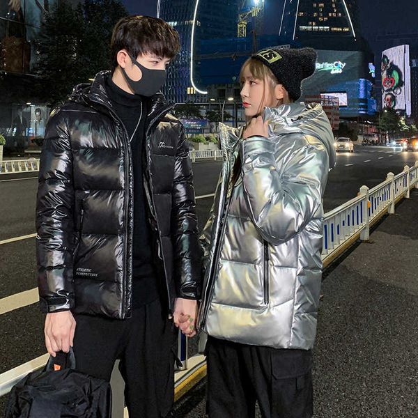 2020 new bright face men's korean thickened fashion couple's down jacket for men and women, Black;brown
2020 new bright face men's korean thickened fashion couple's down jacket for men and women, Black;brown
