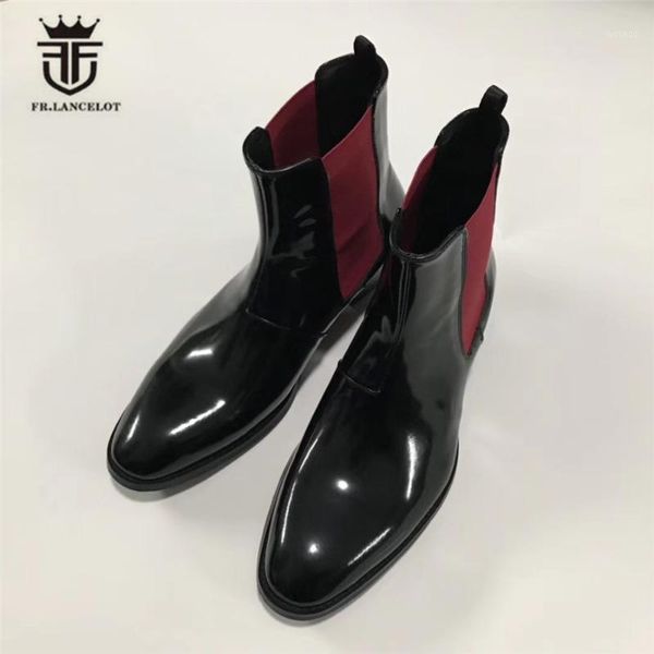 boots 2021 spring customized patent leather slip on pointed toe slim elegant man shoes1, Black
boots 2021 spring customized patent leather slip on pointed toe slim elegant man shoes1, Black