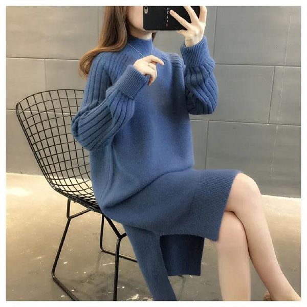 2021 new in addition to velvet/not stretched over the knee women's nightgown autumn and loose korean winter knitted or bottom h4xn, White;black
2021 new in addition to velvet/not stretched over the knee women's nightgown autumn and loose korean winter knitted or bottom h4xn, White;black