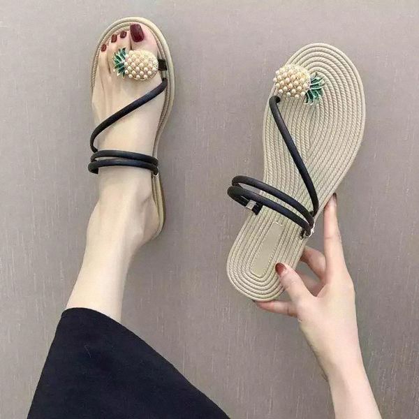 women slipper hollow out pineapple flip-flop casual outdoor soft sole non-slip slides 2020 summer simple beach ladies shoes #ku2d, Black
women slipper hollow out pineapple flip-flop casual outdoor soft sole non-slip slides 2020 summer simple beach ladies shoes #ku2d, Black