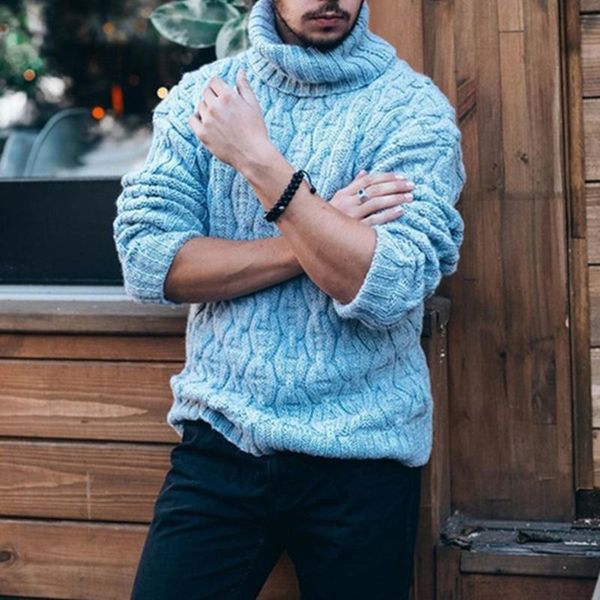 men's sweaters 2021 winter men solid color sweater high neck thick warm twist jumper loose turtleneck slim fit pullover knitwear, White;black
men's sweaters 2021 winter men solid color sweater high neck thick warm twist jumper loose turtleneck slim fit pullover knitwear, White;black