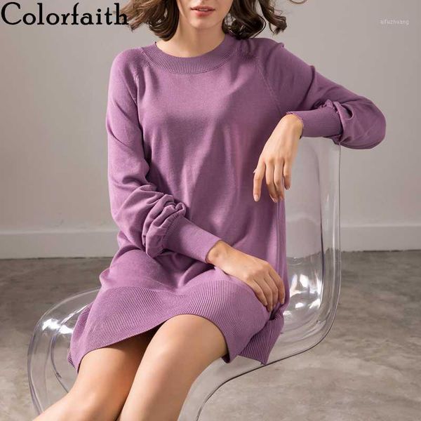 colorfaith new 2020 autumn winter women dresses loose sweater lantern sleeve elegant casual knitting office ladies dr66251, Black;gray
colorfaith new 2020 autumn winter women dresses loose sweater lantern sleeve elegant casual knitting office ladies dr66251, Black;gray