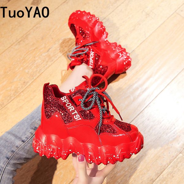 women's chunky sneakers 2020 fashion brand design women platform trainers casual woman bling dad shoes ladies footwear red shoes 1020, Black;white
women's chunky sneakers 2020 fashion brand design women platform trainers casual woman bling dad shoes ladies footwear red shoes 1020, Black;white