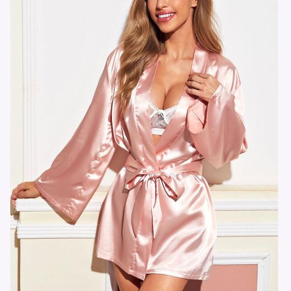 ladies fashion lingerie satin comfortable nightwear underwear pink long sleeve lace nightgown women's home pajamas #n, White;black
ladies fashion lingerie satin comfortable nightwear underwear pink long sleeve lace nightgown women's home pajamas #n, White;black