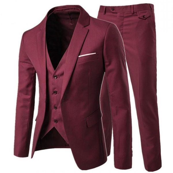 men's suits & blazers 2021 fashion mens slim fit 3 piece suit jacket pants vest wedding sets business casual set plus size 5xl, White;black
men's suits & blazers 2021 fashion mens slim fit 3 piece suit jacket pants vest wedding sets business casual set plus size 5xl, White;black