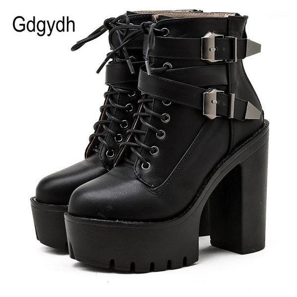 boots gdgydh fashion metal buckle ankle strap platform gothic high heels for women lace up black leather punk style boots1
boots gdgydh fashion metal buckle ankle strap platform gothic high heels for women lace up black leather punk style boots1