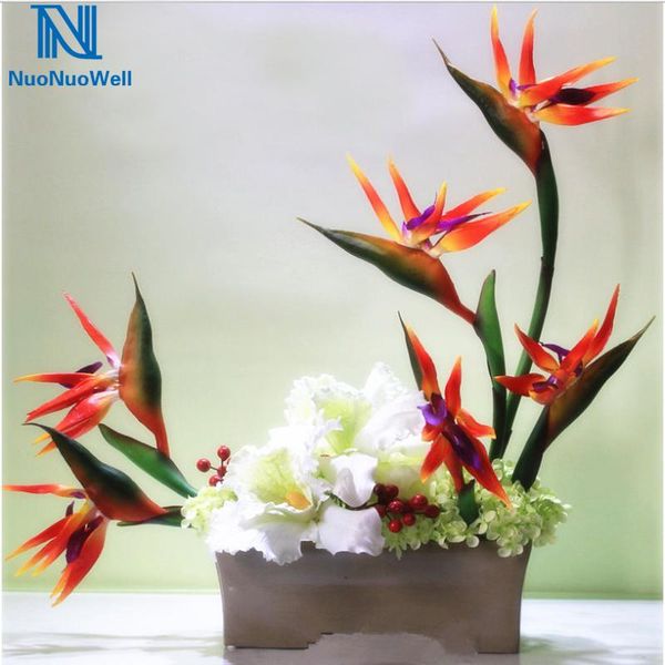 decorative flowers & wreaths nuonuowell single branch artificial flower real touch bouquet soft plastic colourful bird of paradise stem flor
decorative flowers & wreaths nuonuowell single branch artificial flower real touch bouquet soft plastic colourful bird of paradise stem flor