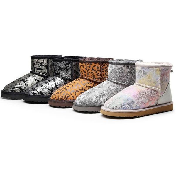 vintage print women fashion snow boots genuine shearling leather leopard ankle booties natural wool thick fur winter warm boots, Black
vintage print women fashion snow boots genuine shearling leather leopard ankle booties natural wool thick fur winter warm boots, Black