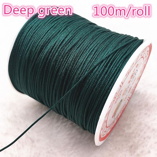 100m roll 0.8mm deep green nylon cord thread chinese knot macrame cord bracelet braided string diy tassels beading thread h jllcbe
100m roll 0.8mm deep green nylon cord thread chinese knot macrame cord bracelet braided string diy tassels beading thread h jllcbe