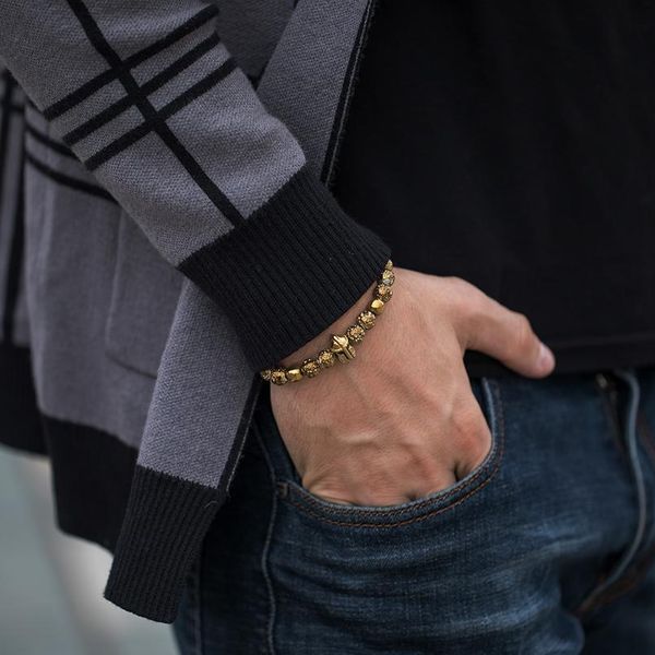 eif dock roman knight spartan warrior gladiator helmet bracelet volcanic rock stone bead bracelet adjustable elasticity jlljgn, Black
eif dock roman knight spartan warrior gladiator helmet bracelet volcanic rock stone bead bracelet adjustable elasticity jlljgn, Black