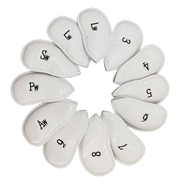 12pcs pu leather golf club head cover wedge iron putter protective headcovers golf accessories
12pcs pu leather golf club head cover wedge iron putter protective headcovers golf accessories