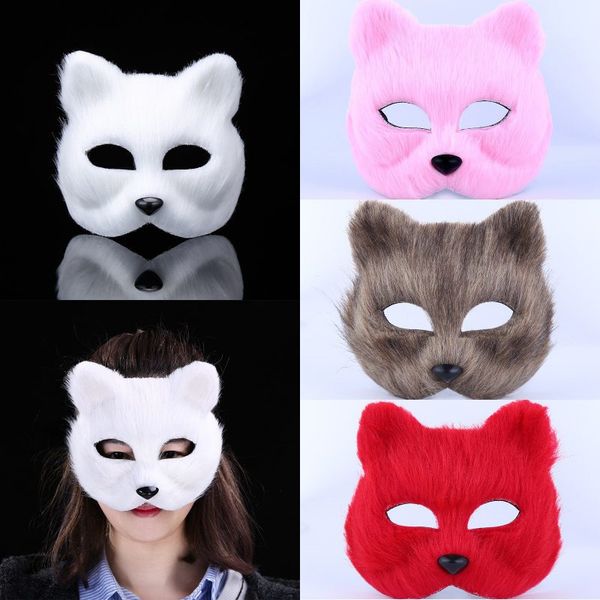 face and girl half animal masks boy props toys little fox 5 color party cosplay mask halloween costume prop
face and girl half animal masks boy props toys little fox 5 color party cosplay mask halloween costume prop