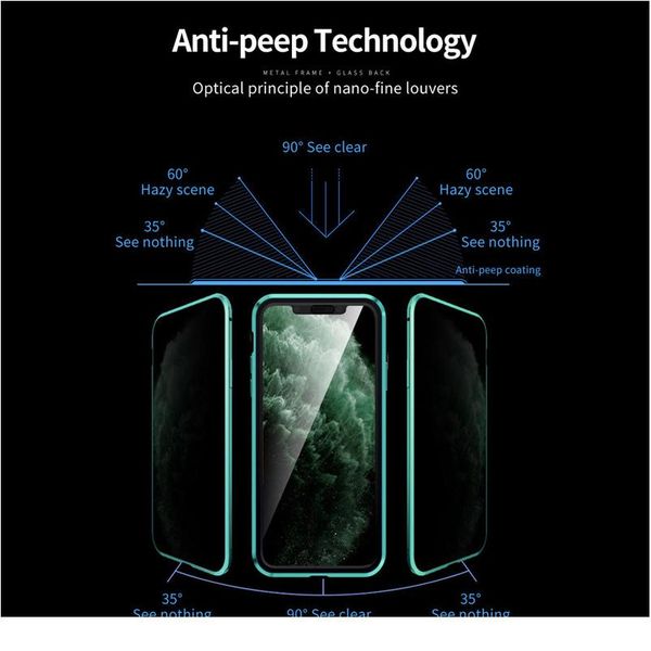 2020 new anti peep magnetic phone case for iphone 11 12 pro max double sided glass metal adsorption privacy case fo wmthlo
2020 new anti peep magnetic phone case for iphone 11 12 pro max double sided glass metal adsorption privacy case fo wmthlo